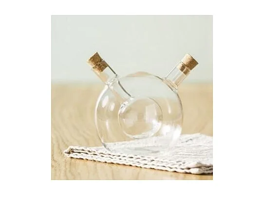 Bouteille Huile & Vinaigre 2 en 1 "Boule" 9cm