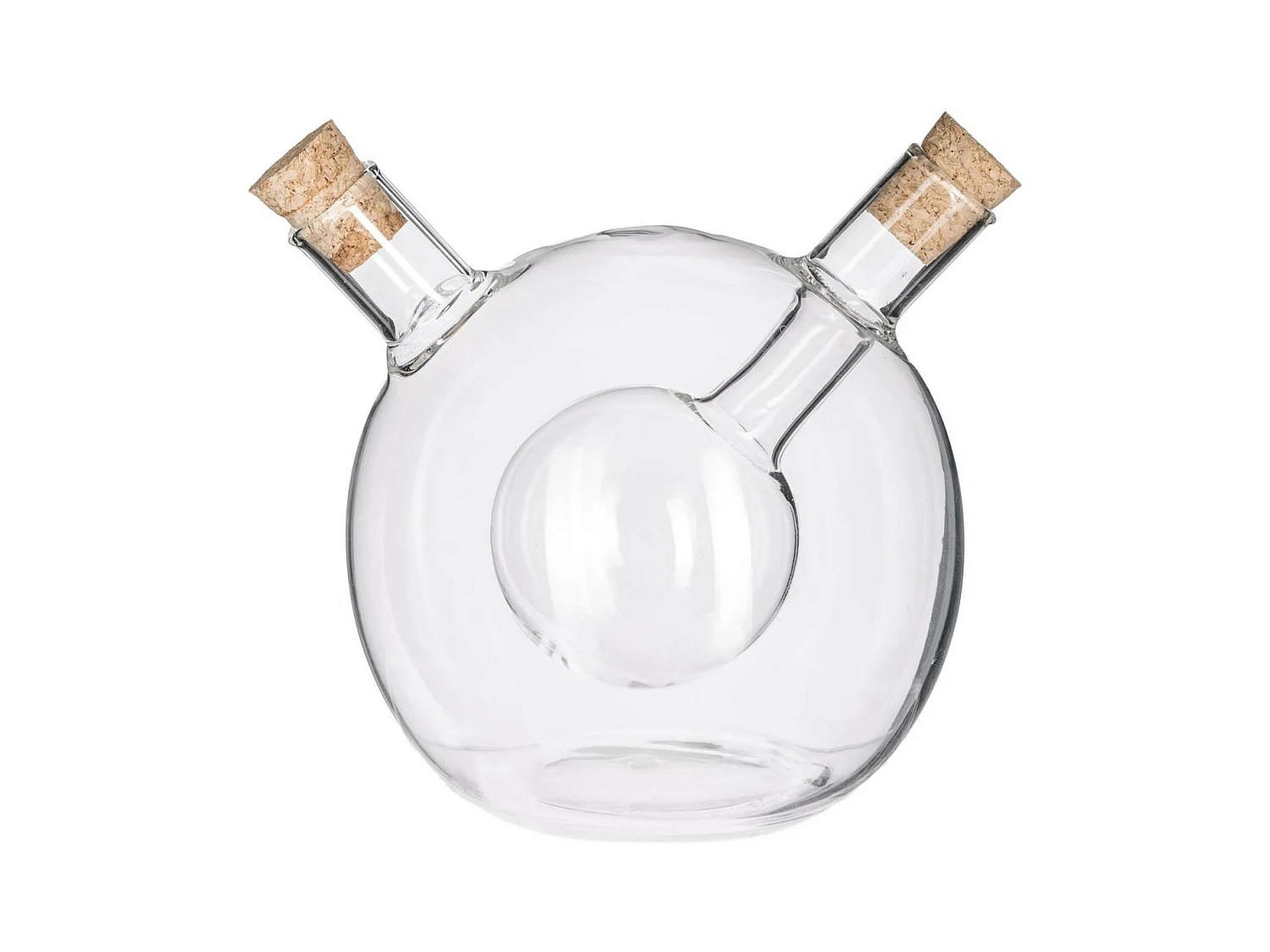 Bouteille Huile & Vinaigre 2 en 1 "Boule" 9cm