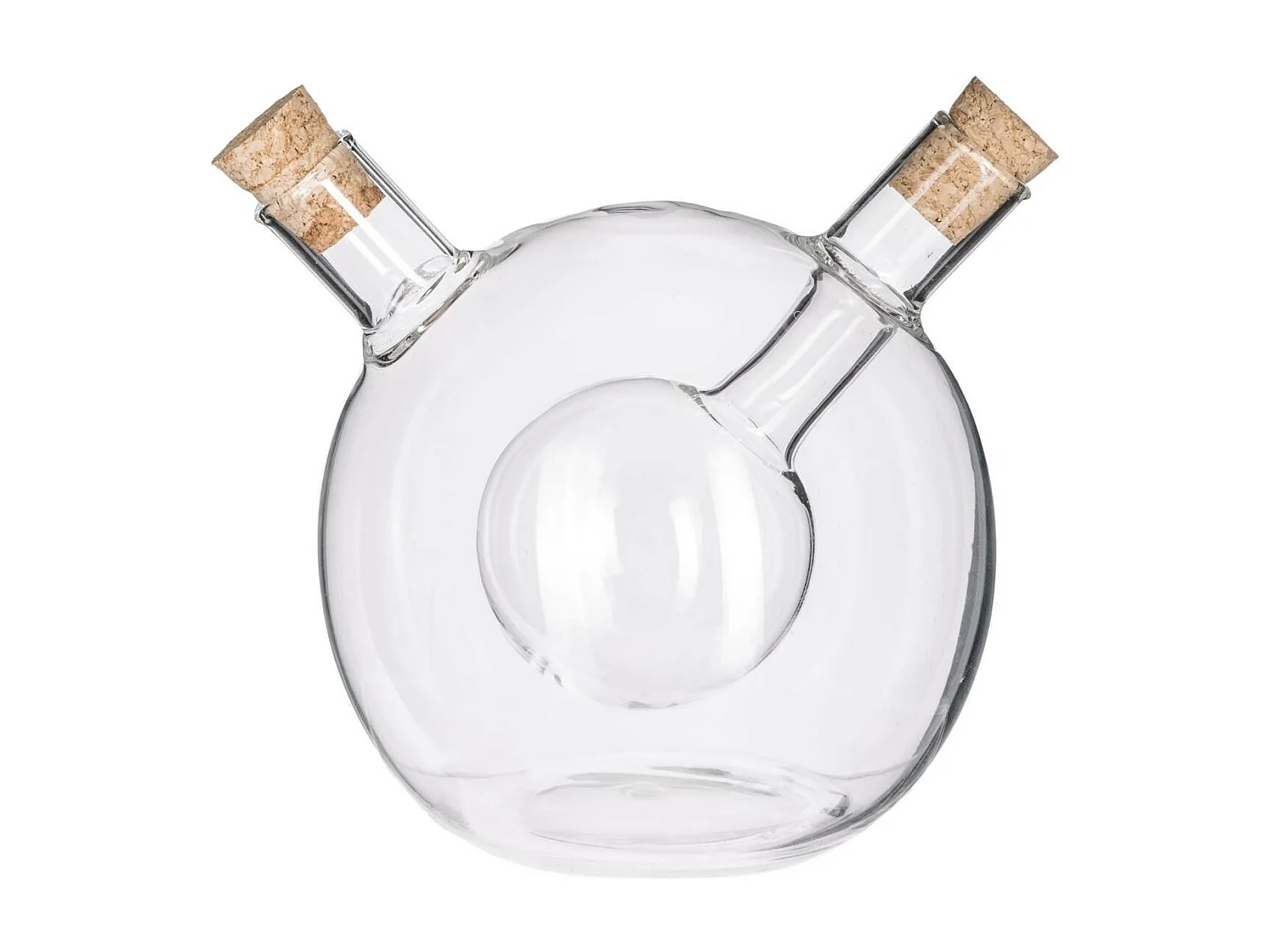 Bouteille Huile & Vinaigre 2 en 1 "Boule" 9cm