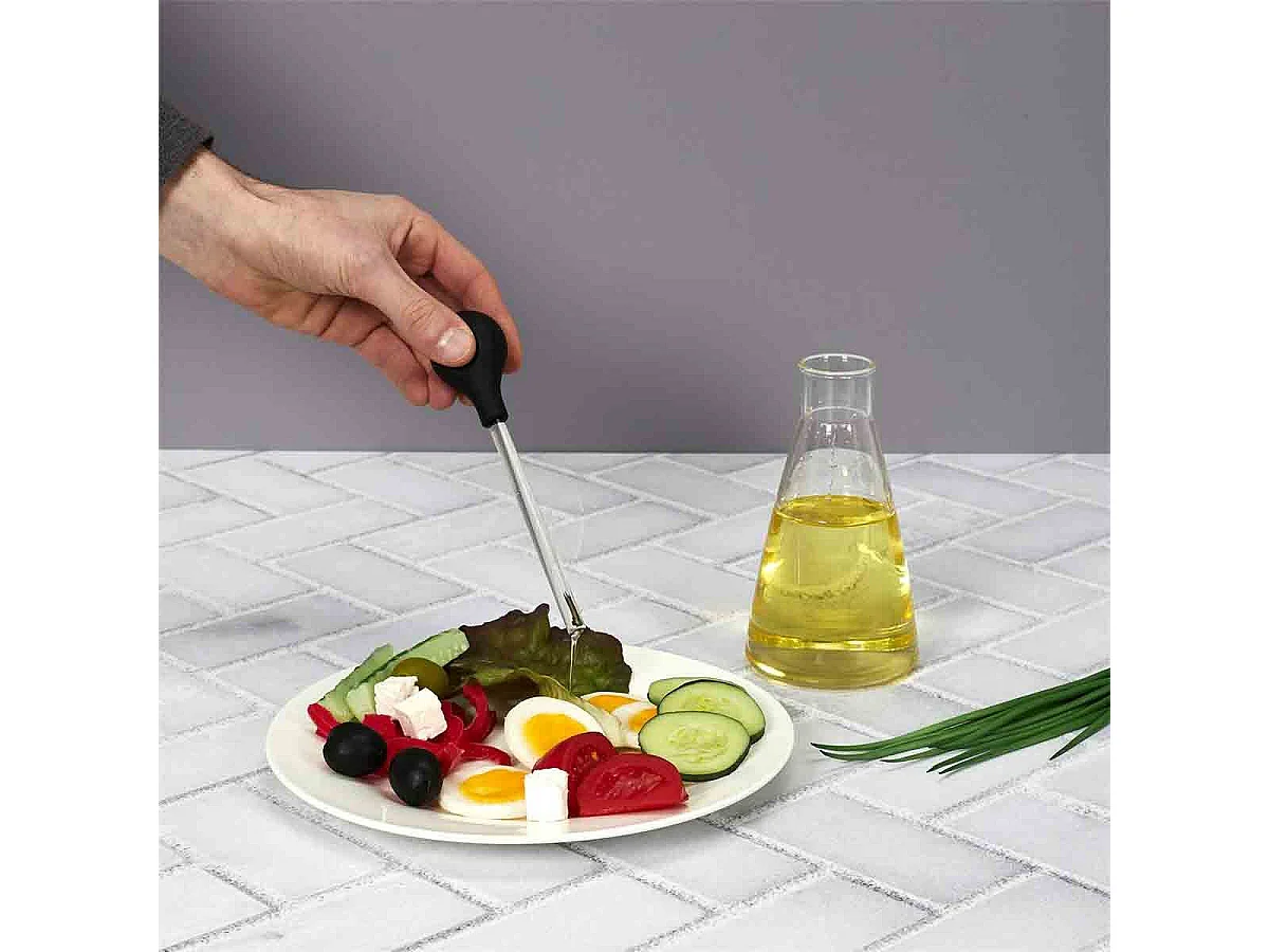 Bouteille à Huile "Avec Pipette" 15cm Transparent