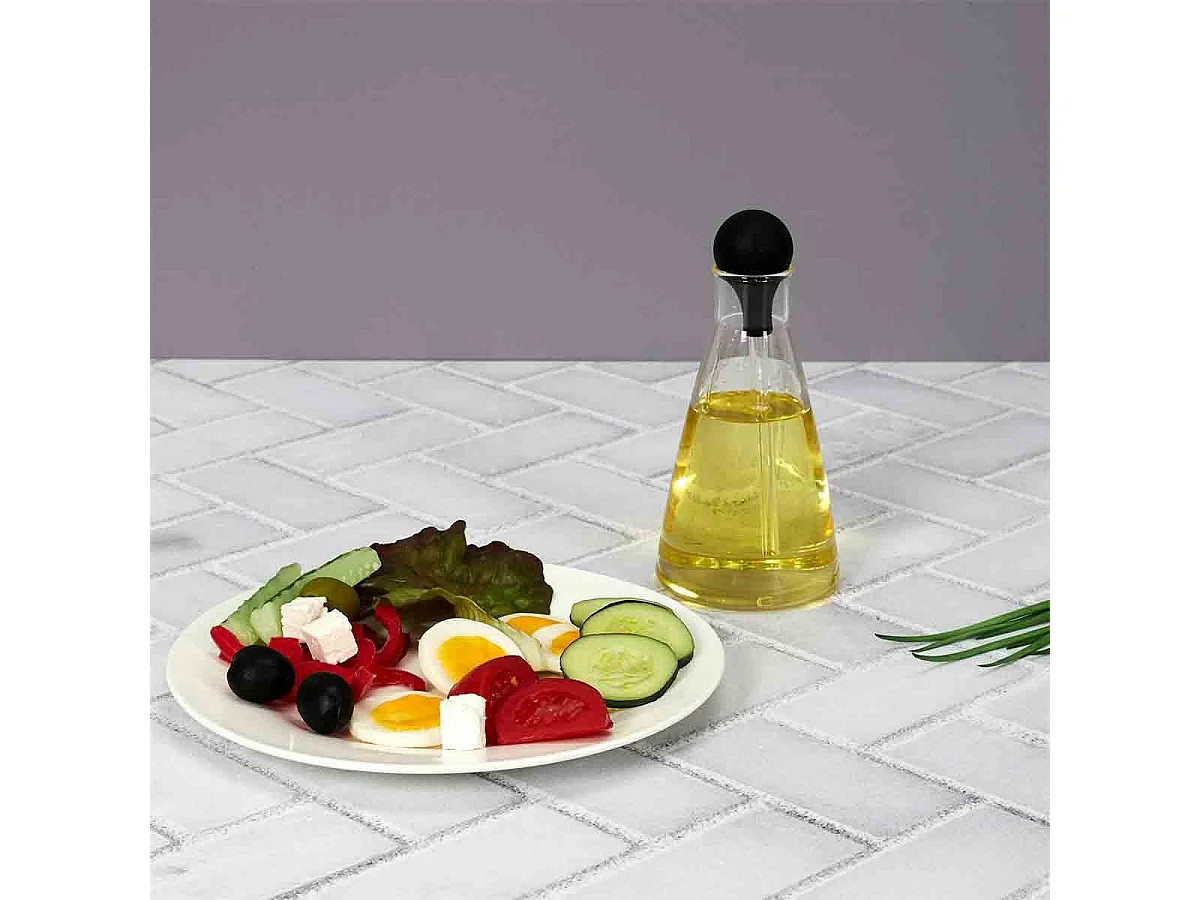 Bouteille à Huile "Avec Pipette" 15cm Transparent