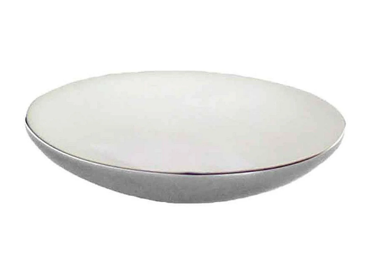 Porte Savon Uni Soft Touch "Mambo" 11cm Blanc