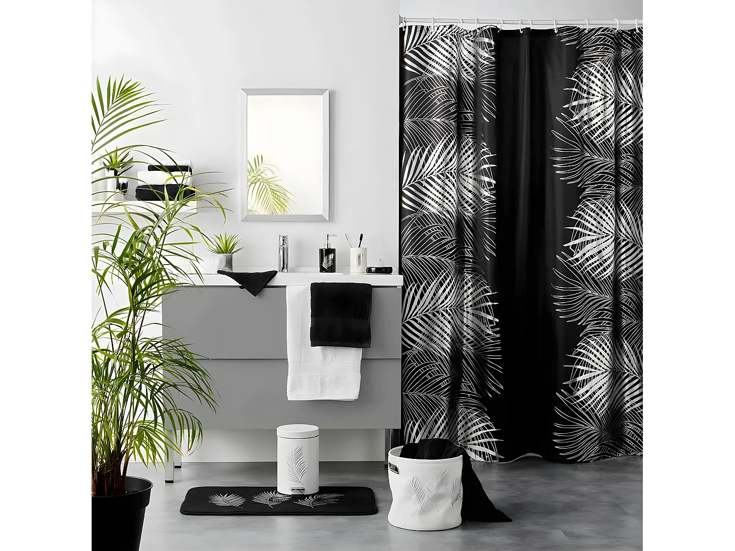 Porte Savon Imprimé "Orbella" 11cm Noir & Argent