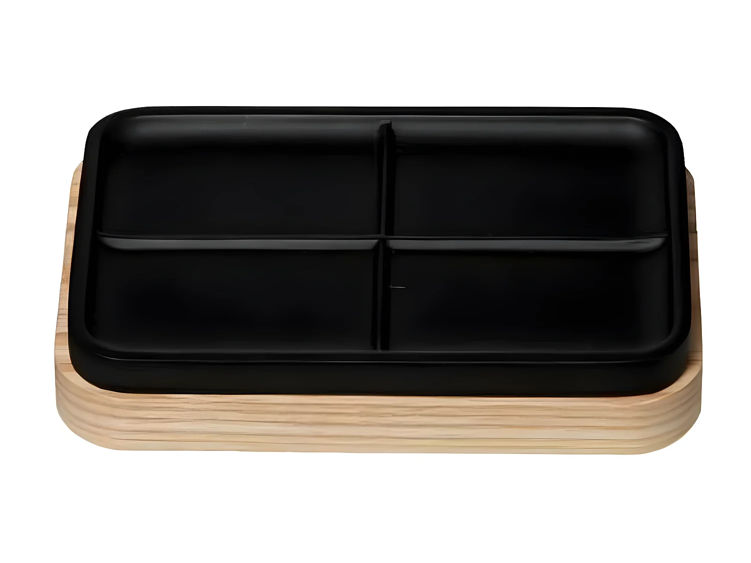 Porte Savon en Résine "Natureo" 13cm Noir