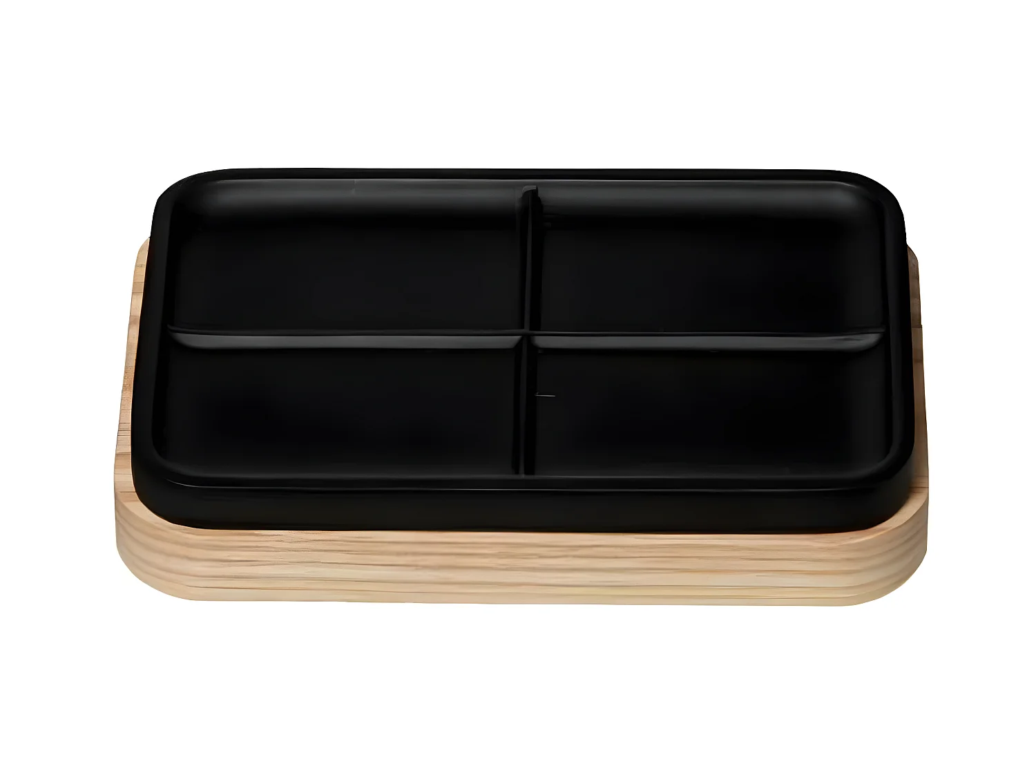 Porte Savon en Résine "Natureo" 13cm Noir
