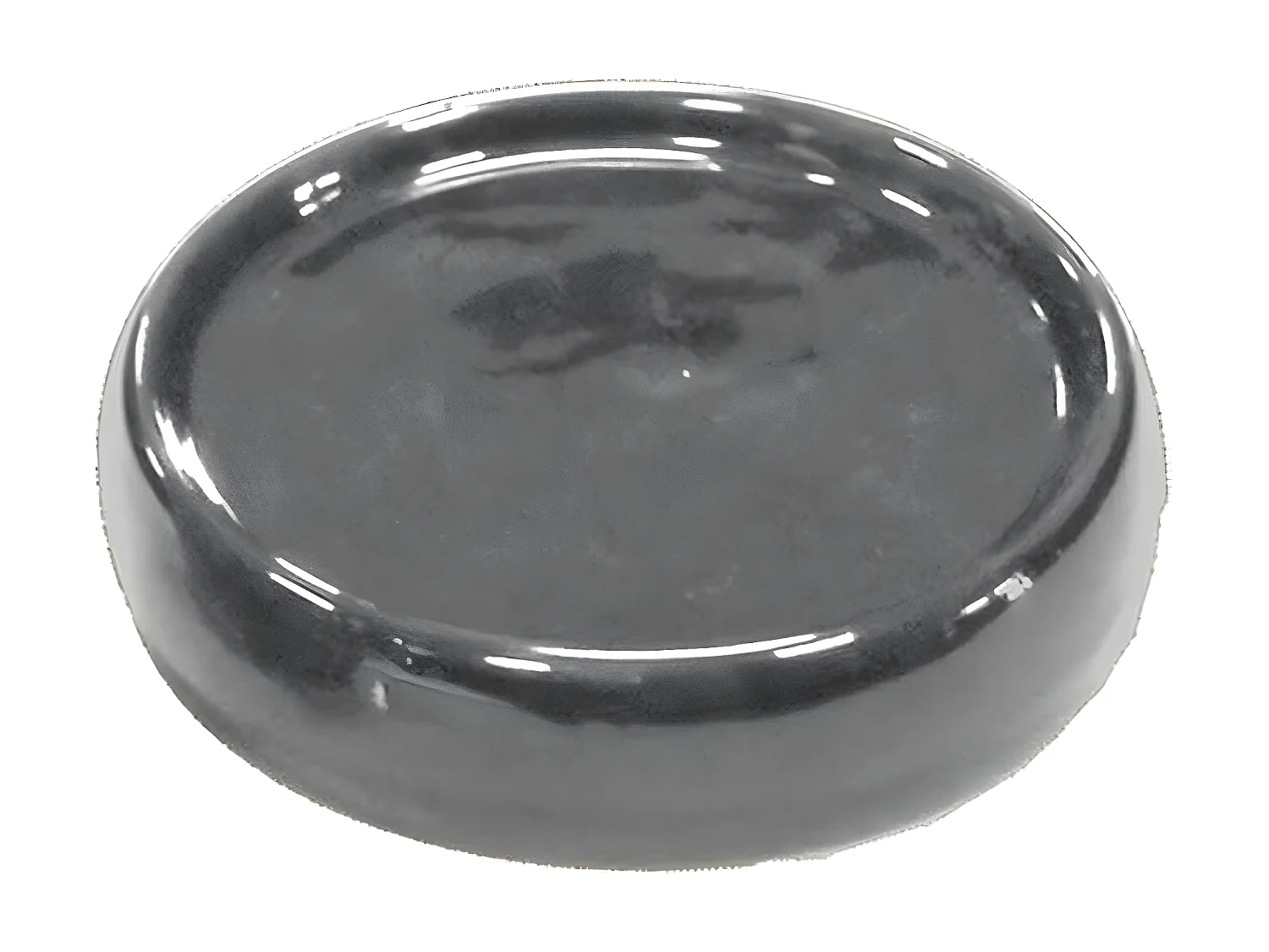 Porte Savon en Céramique "Bullea" 10cm Anthracite
