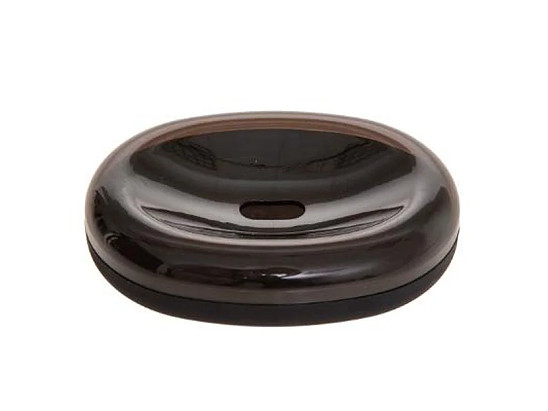 Porte Savon Design "Twin" 12cm Noir