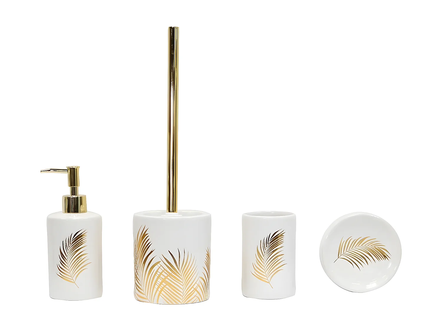 Porte Savon Imprimé "Orbella" 11cm Blanc