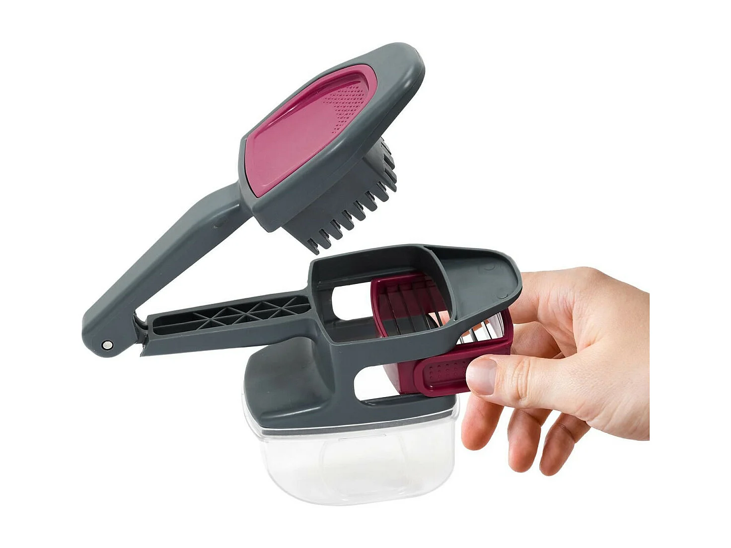 Découpe Express 4 Lames "Kitchen" 21cm Gris