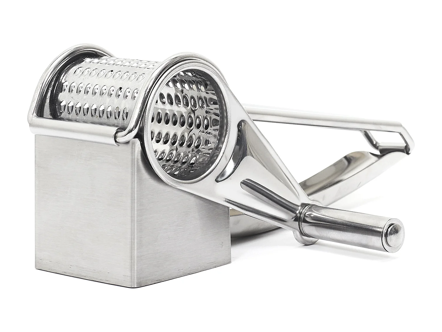 Rape A Fromage A Manivelle Inox Argent