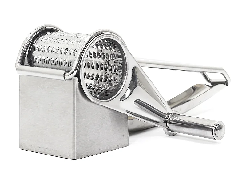 Rape A Fromage A Manivelle Inox Argent