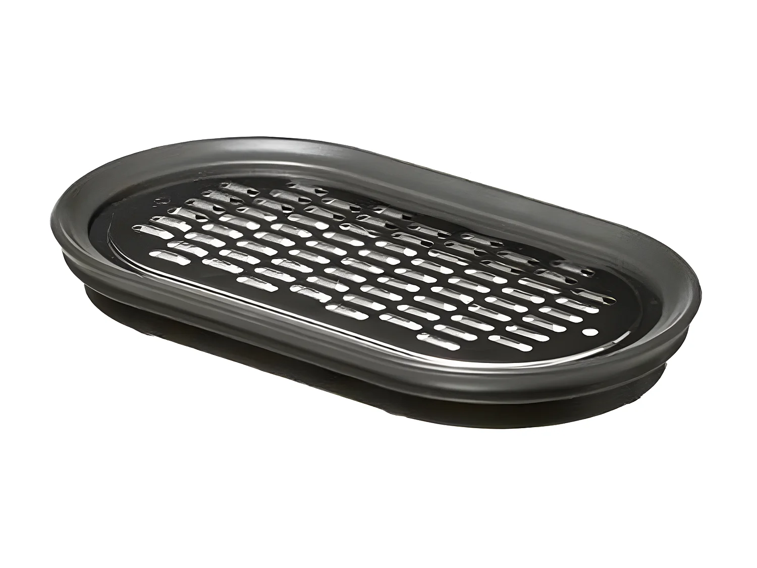 Râpe & Boîte de Récupération "2 Faces" 14cm Gris