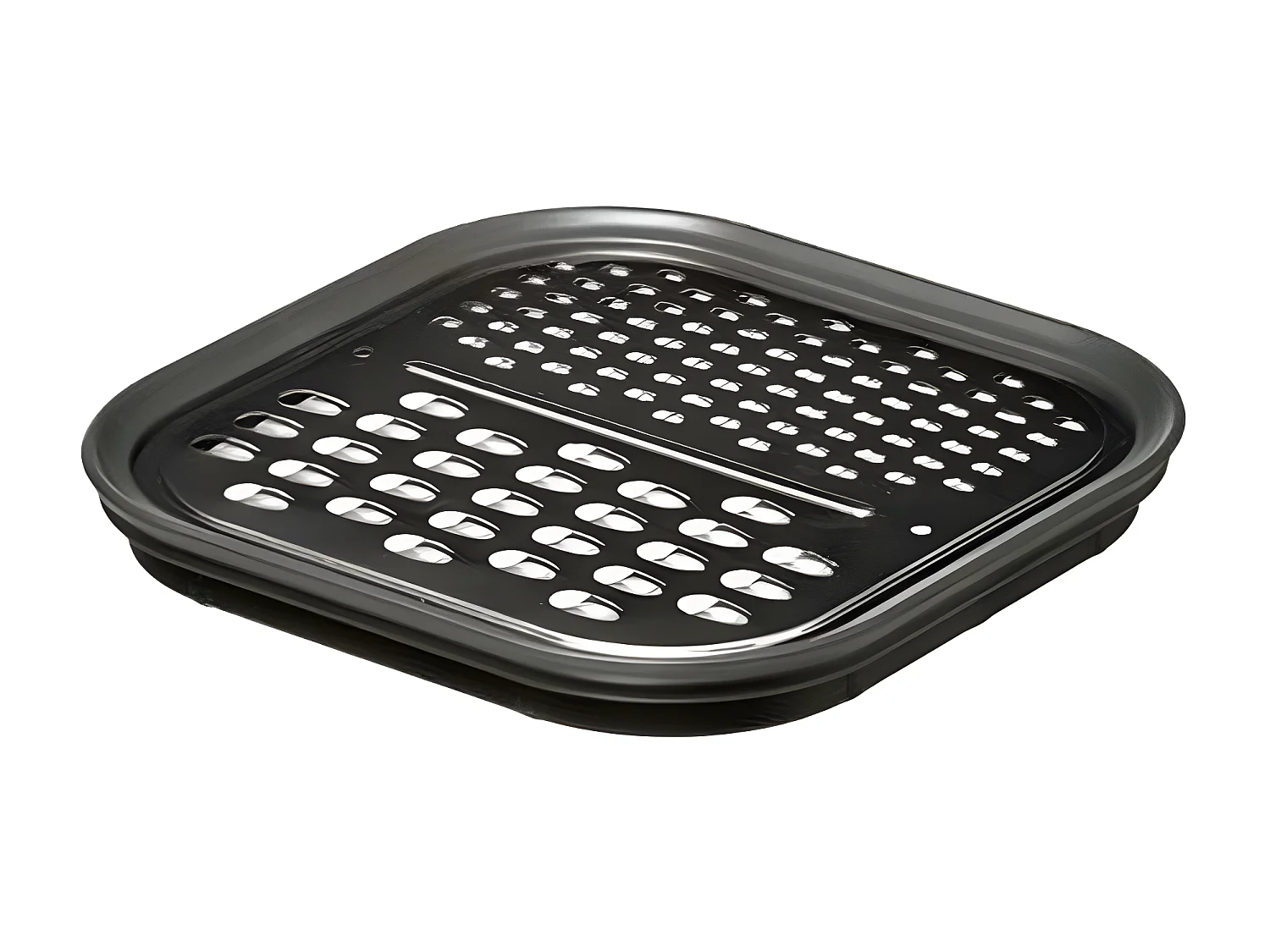 Râpe & Boîte de Récupération "2 Faces" 13cm Gris