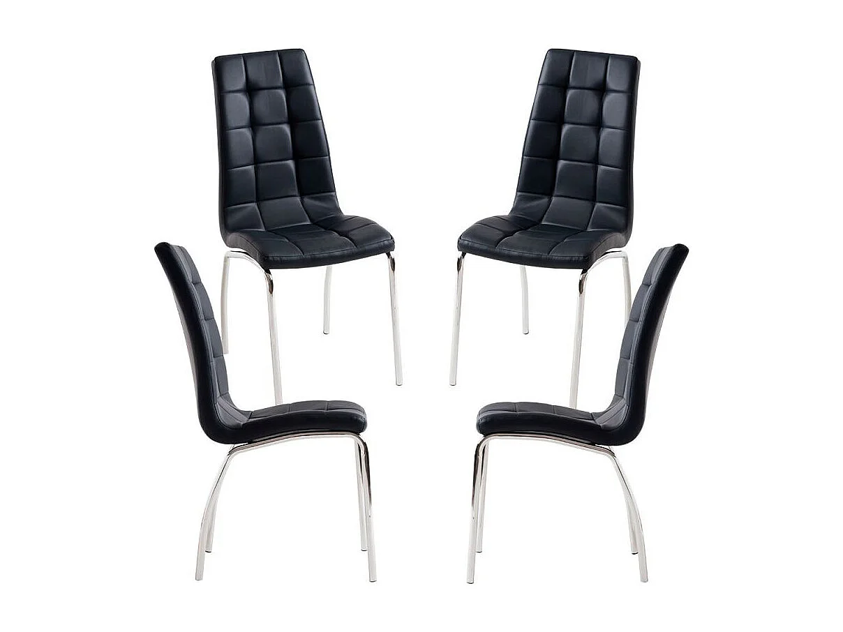 Packs Sillas Comedor - Pack 4 Sillas Liam - Negro
