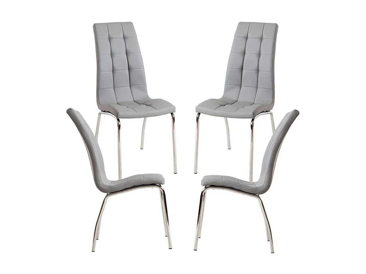 Packs Sillas Comedor - Pack 4 Sillas Liam - Gris claro