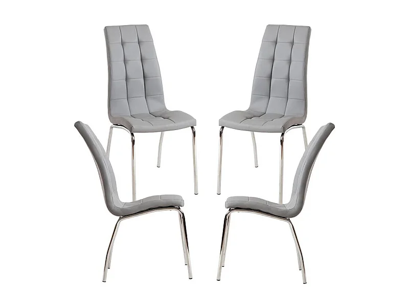 Packs Sillas Comedor - Pack 4 Sillas Liam - Gris claro