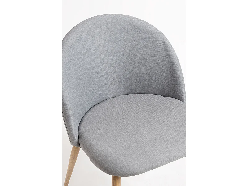 Packs Sillas Comedor - Pack 4 Sillas Vint Tela - Gris claro