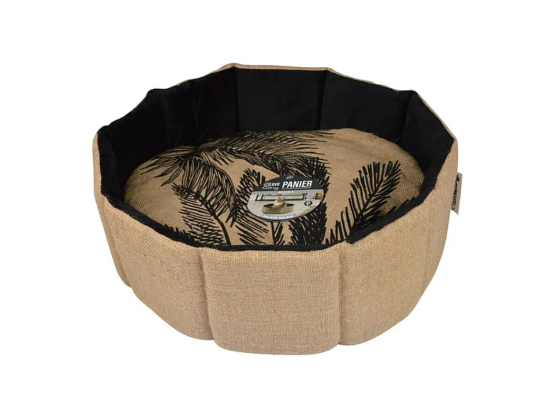Panier pour Chien & Chat "Bahia" 48cm Beige & Noir