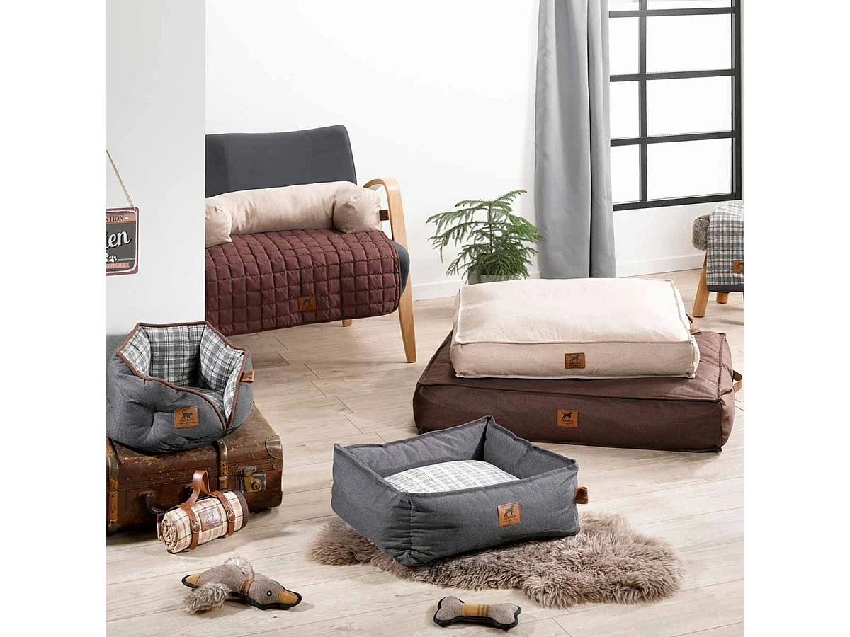 Panier pour Chien & Chat "Héritage" 75cm Écru