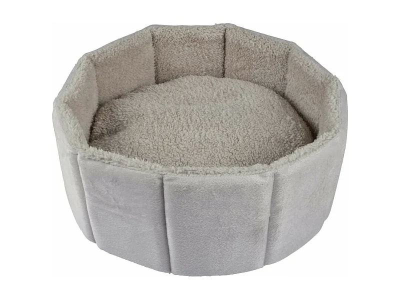 Panier Rond pour Chat "Sweet Cat" 48cm Écru