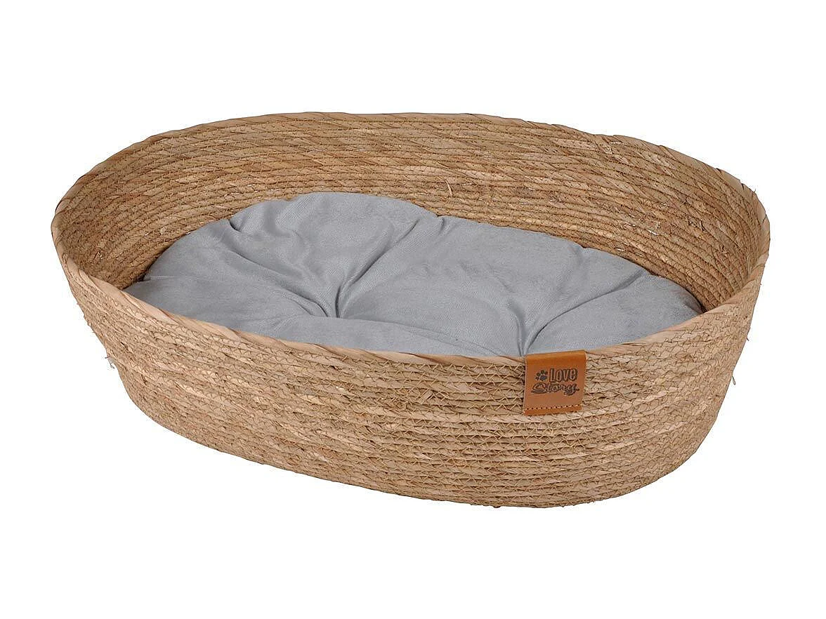 Lot de 2 Paniers pour Chien & Chat "Nomade" 57cm Naturel