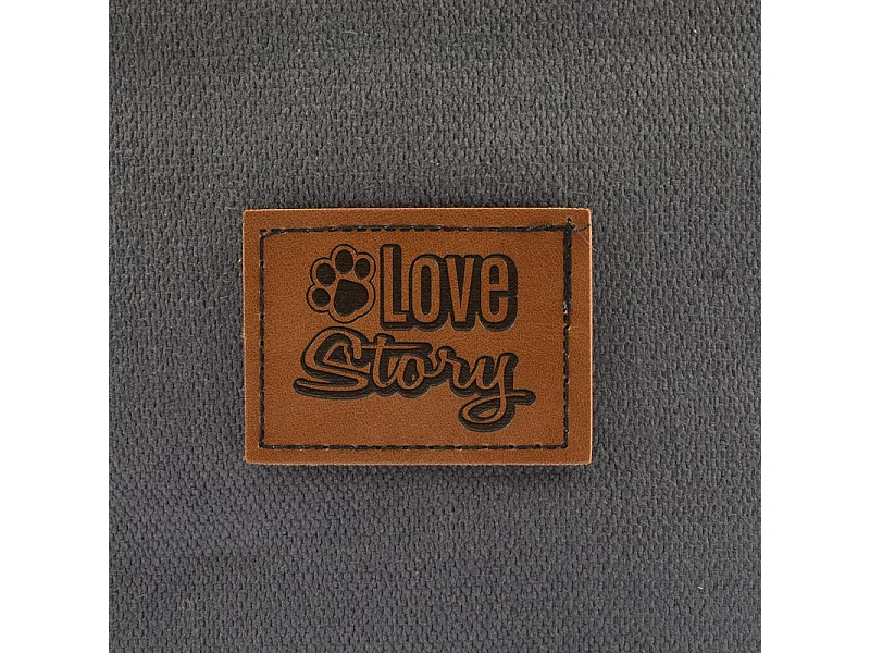 Panier Rond pour Chien & Chat "Terrazzo" 55cm Anthracite