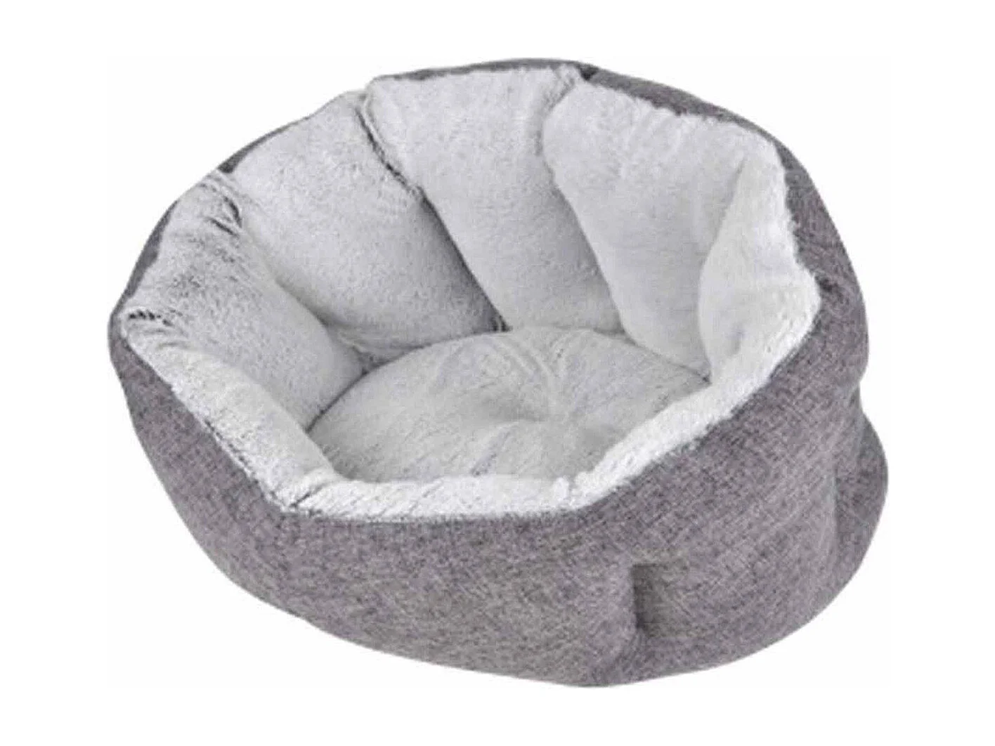 Panier Rond pour Chien & Chat "Cocoon" 50cm Anthracite