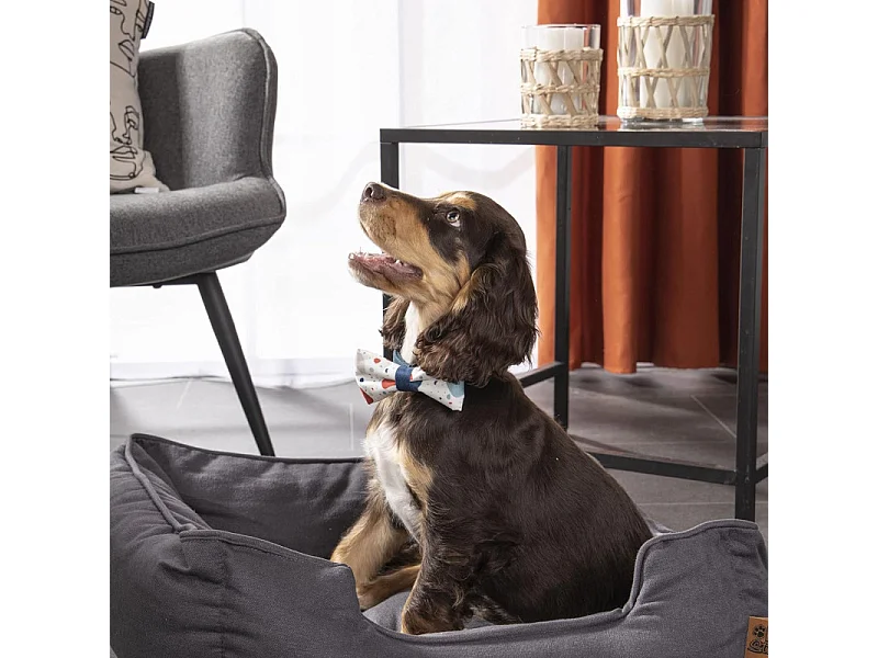 Panier pour Chien & Chat "Terrazzo" 55cm Bleu Indigo