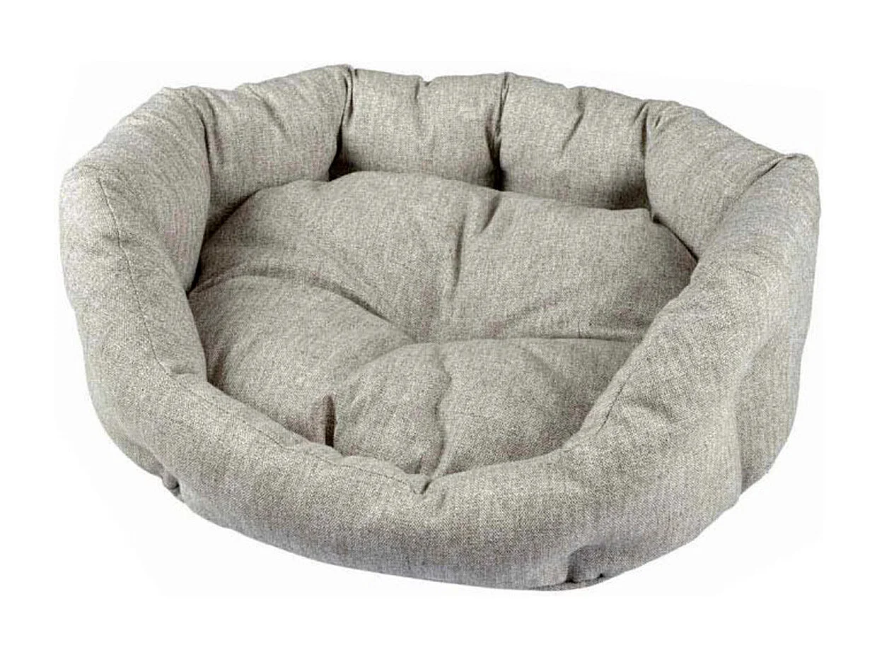 Panier Rond pour Chien & Chat "Eco Blu" 55cm Lin