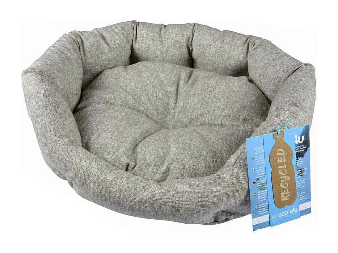 Panier Rond pour Chien & Chat "Eco Blu" 55cm Lin