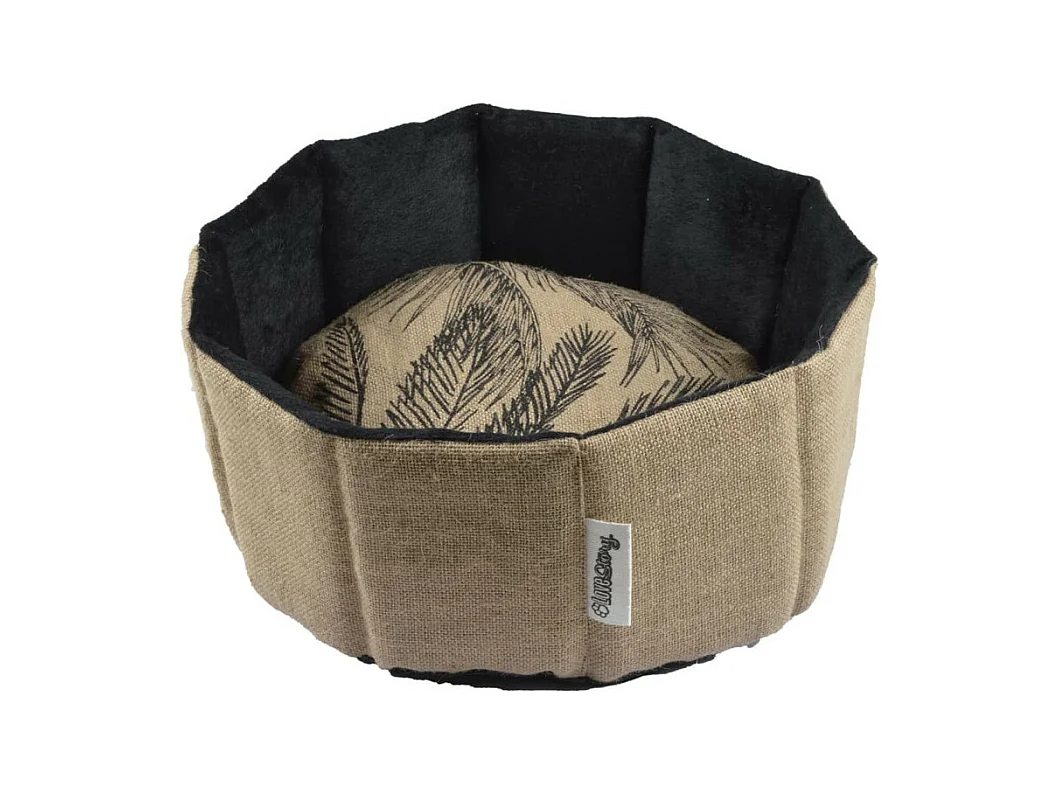Panier pour Chien & Chat "Bahia" 38cm Beige & Noir