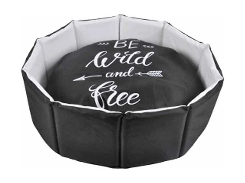 Panier pour Chien & Chat "Wording" 48cm Noir