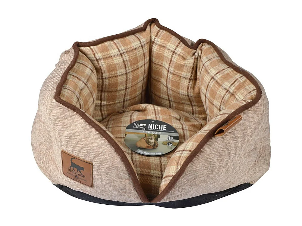 Panier pour Chien & Chat "Héritage" 40cm Écru