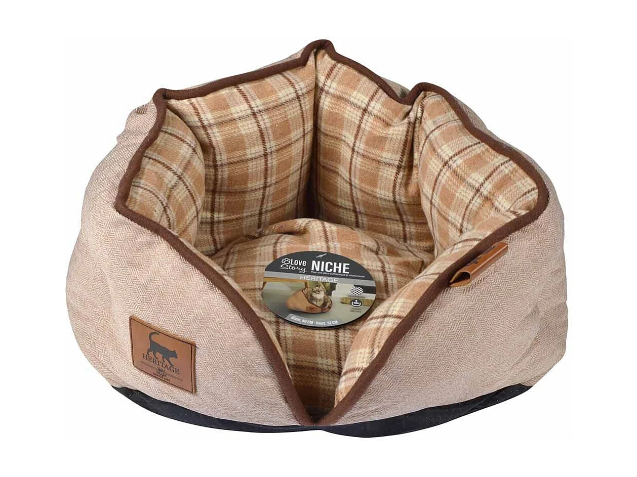 Panier pour Chien & Chat "Héritage" 40cm Écru