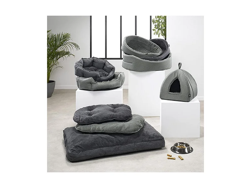 Panier pour Chien & Chat "Newton II" 60cm Charbon