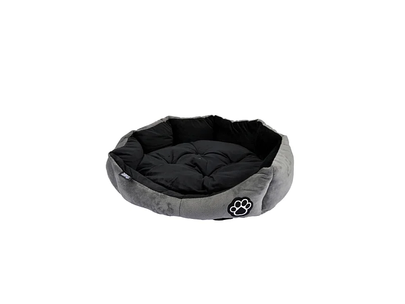Panier Rond pour Chien & Chat "Patchy" 50cm Gris