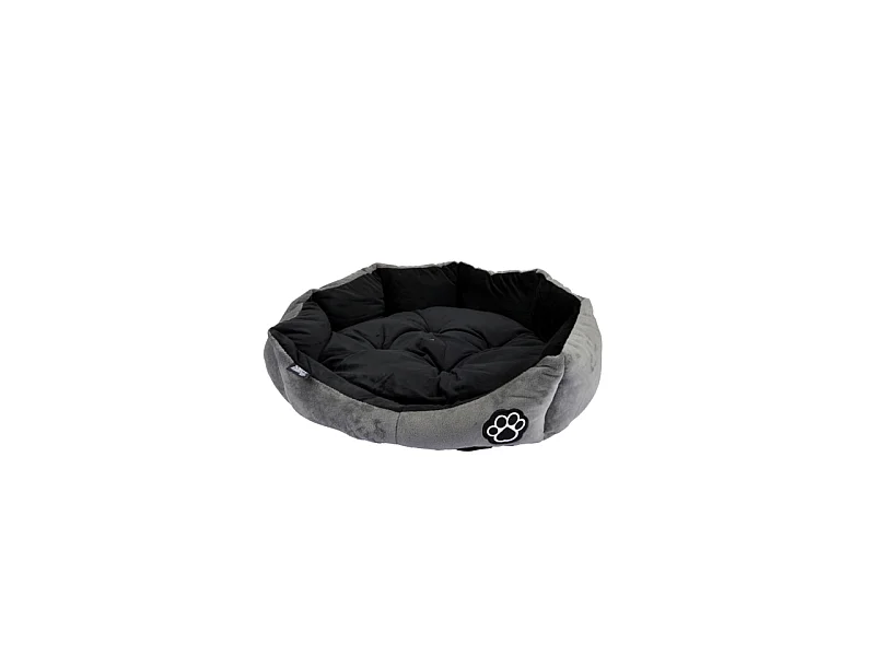 Panier Rond pour Chien & Chat "Patchy" 50cm Gris