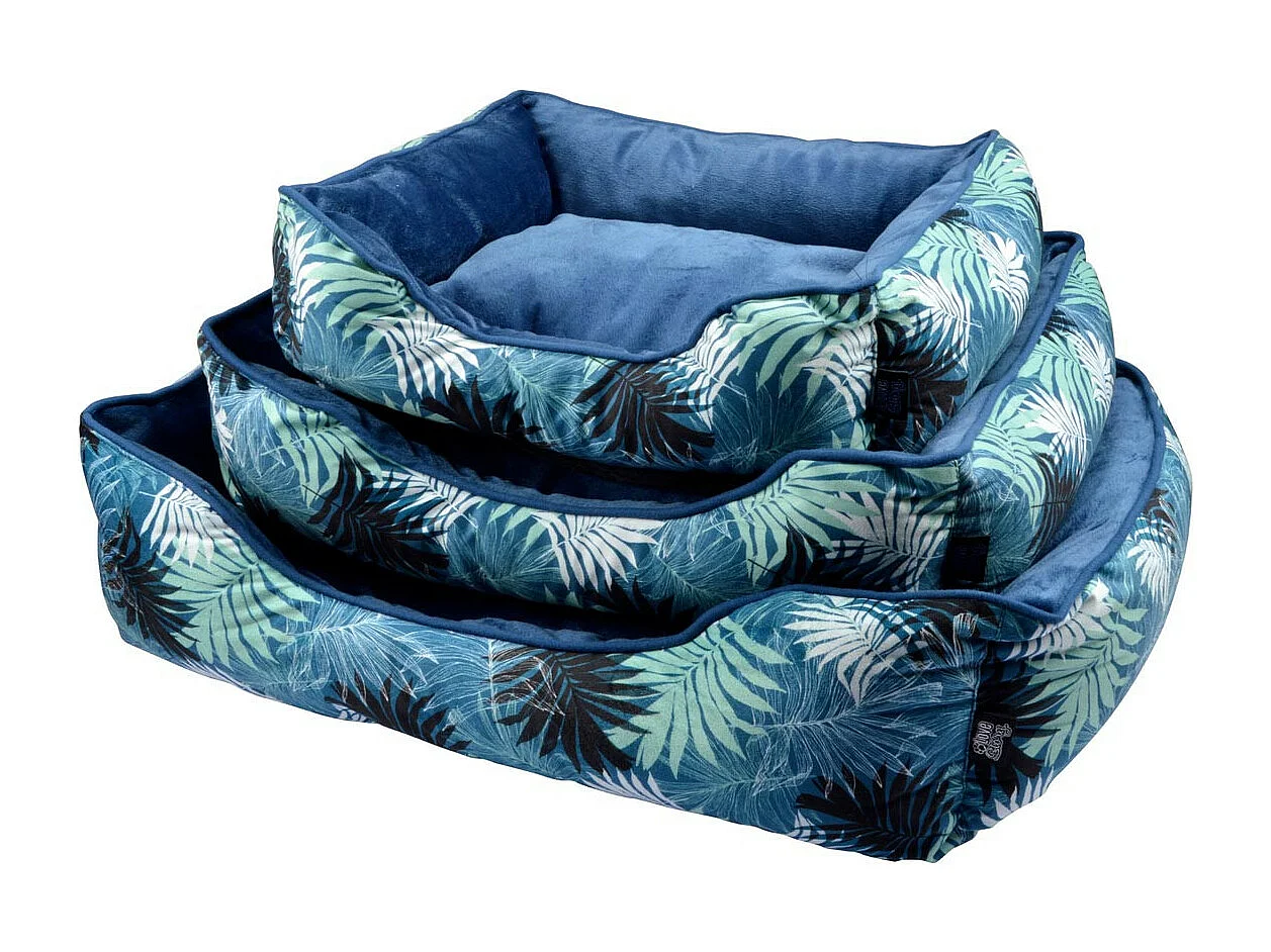 Lot de 3 Paniers pour Chien & Chat "Eden" 73cm Bleu