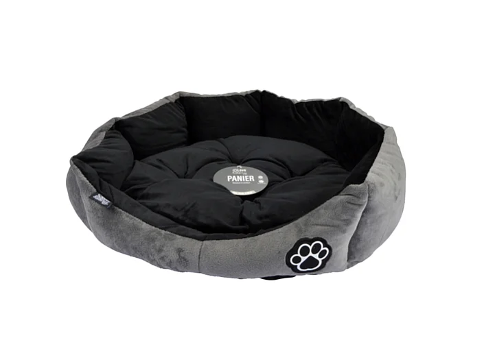 Panier Rond pour Chien & Chat "Patchy" 60cm Gris