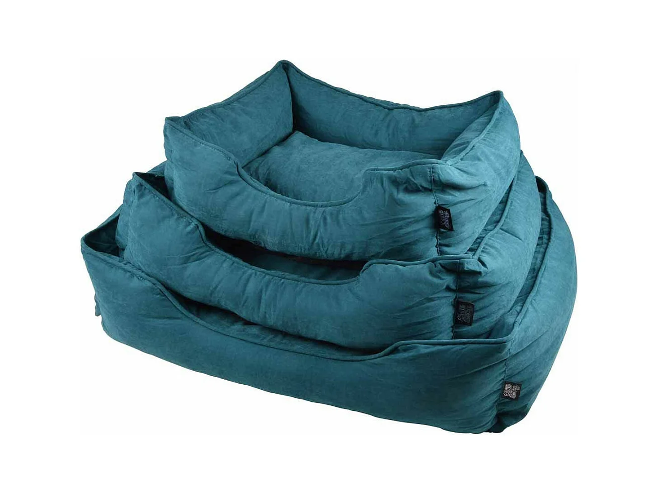 Lot de 3 Paniers pour Chien & Chat "Softy" 73cm Émeraude