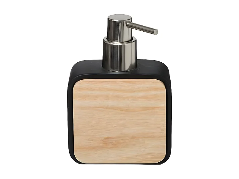 Distributeur de Savon Design "Natureo" 14cm Noir