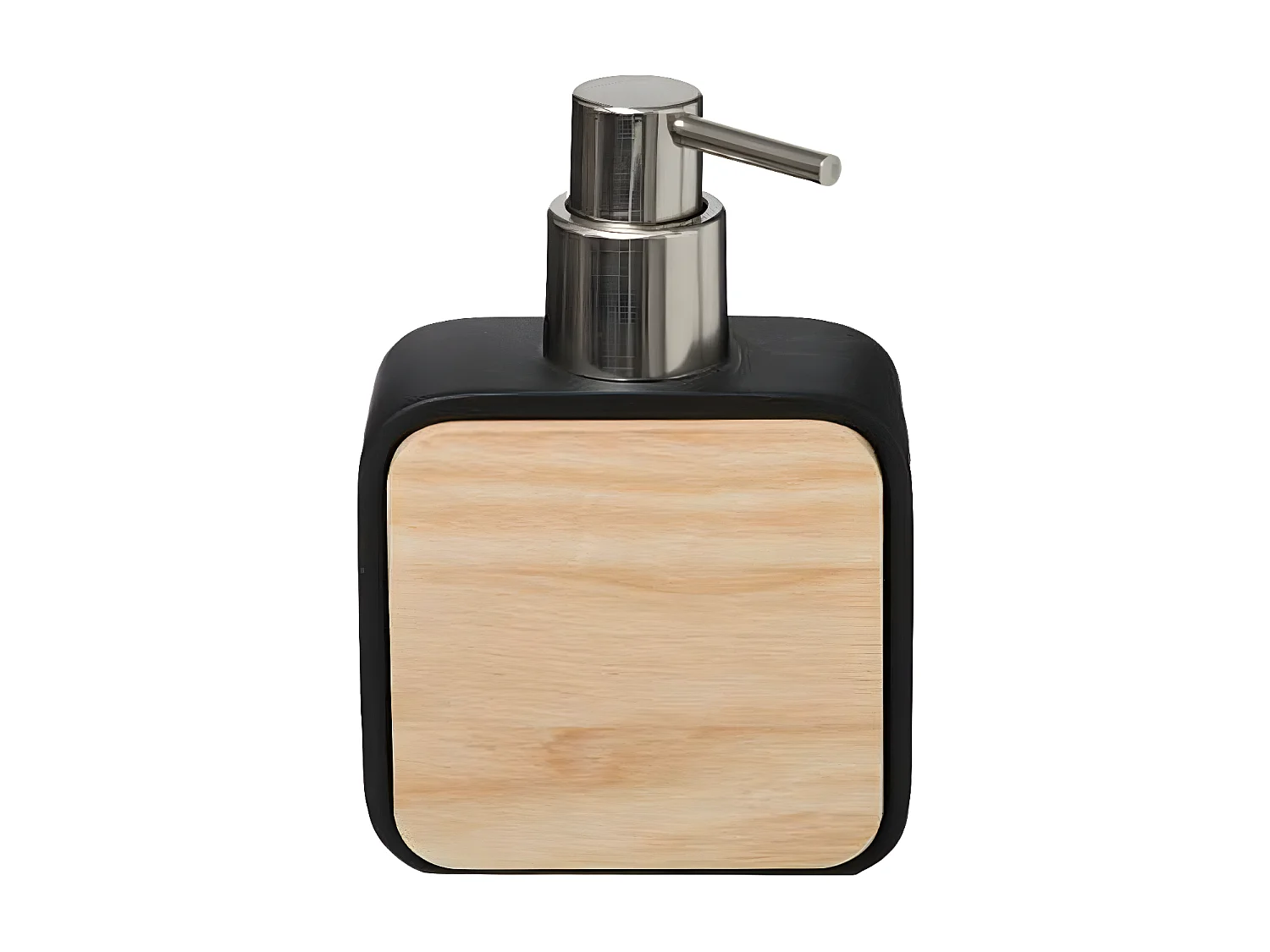 Distributeur de Savon Design "Natureo" 14cm Noir