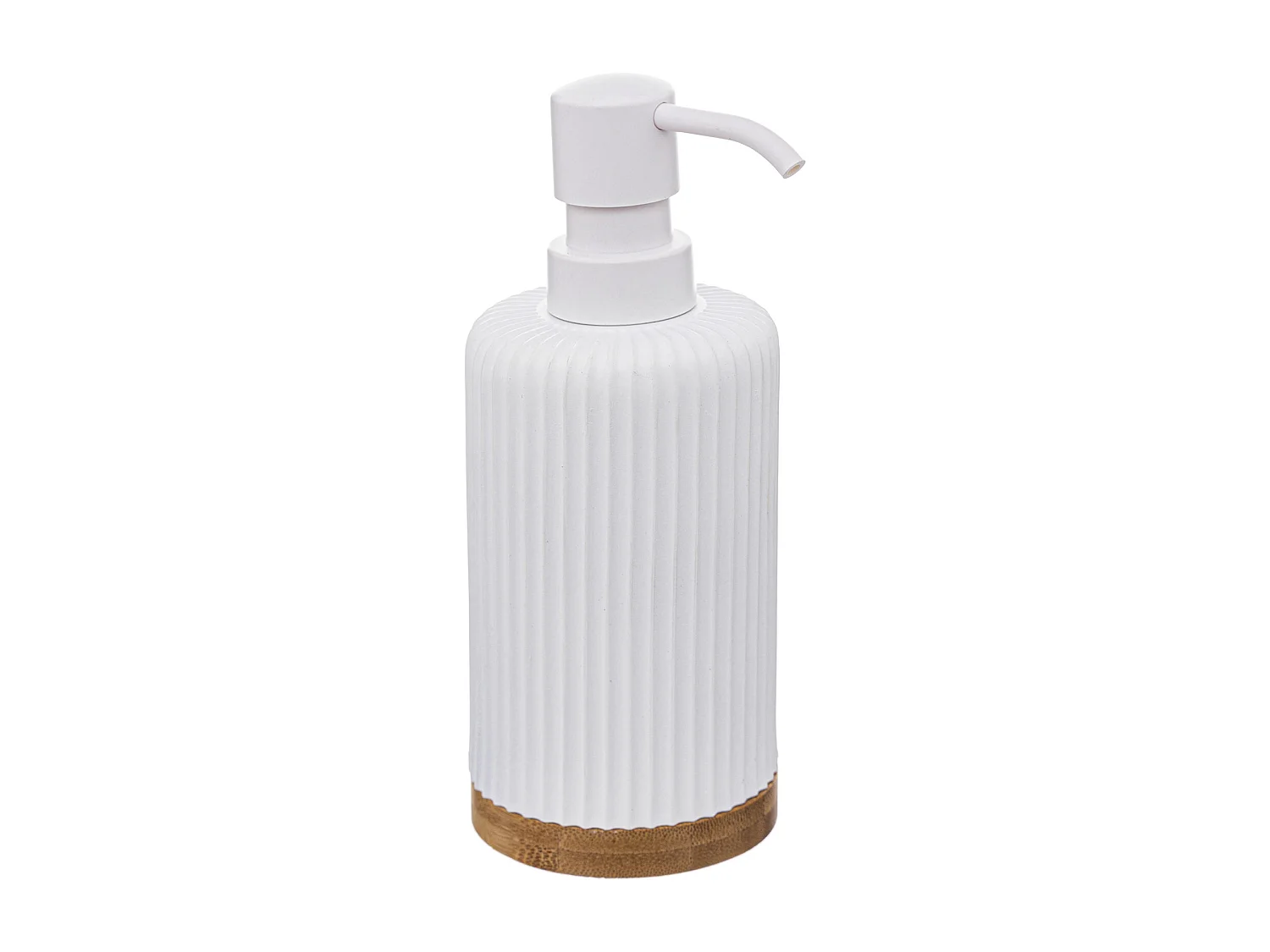 Distributeur de Savon "Natureo" 19cm Blanc