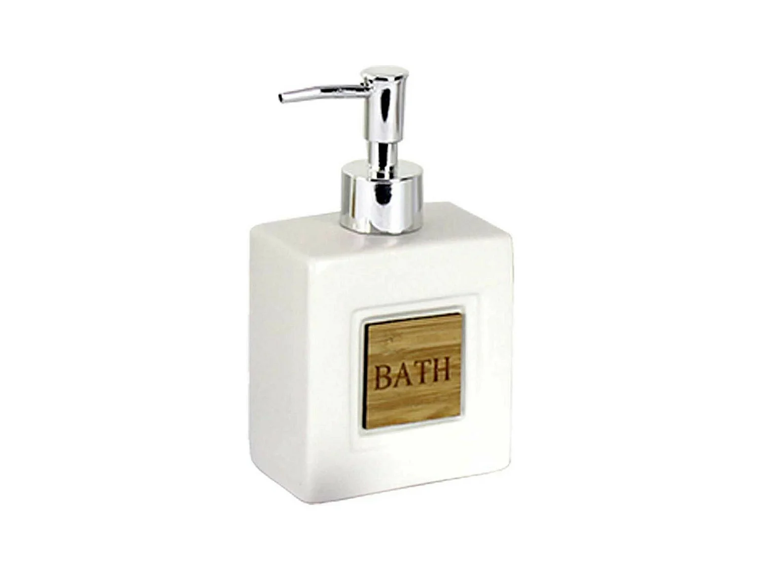 Distributeur de Savon "Cerawood" 16cm Naturel