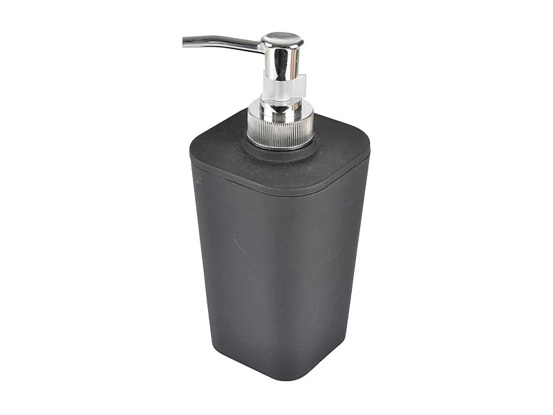 Distributeur de Savon Soft Touch "Vitamine II" 17cm Noir