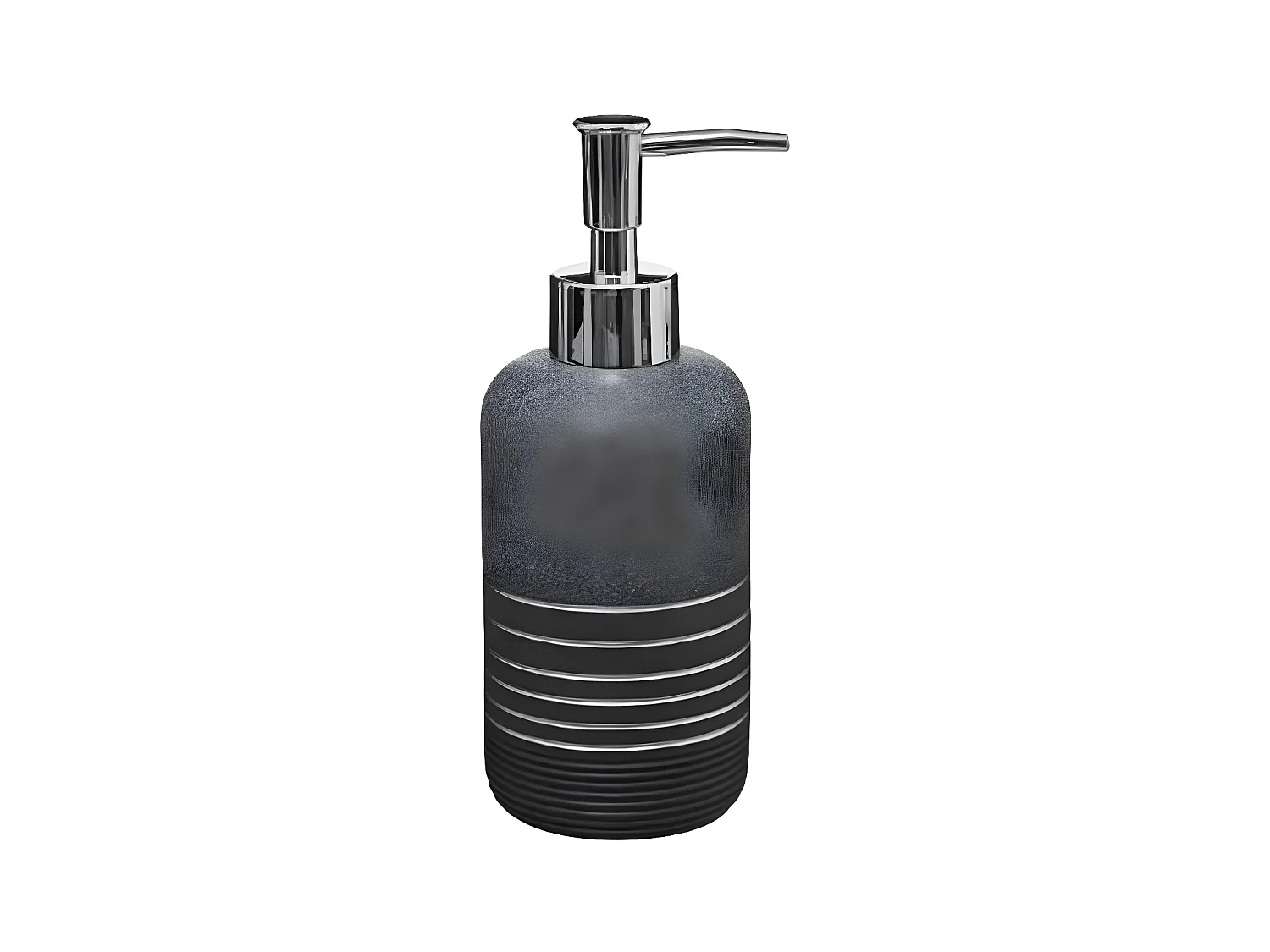 Distributeur de Savon en Résine "Venty" 19cm Gris