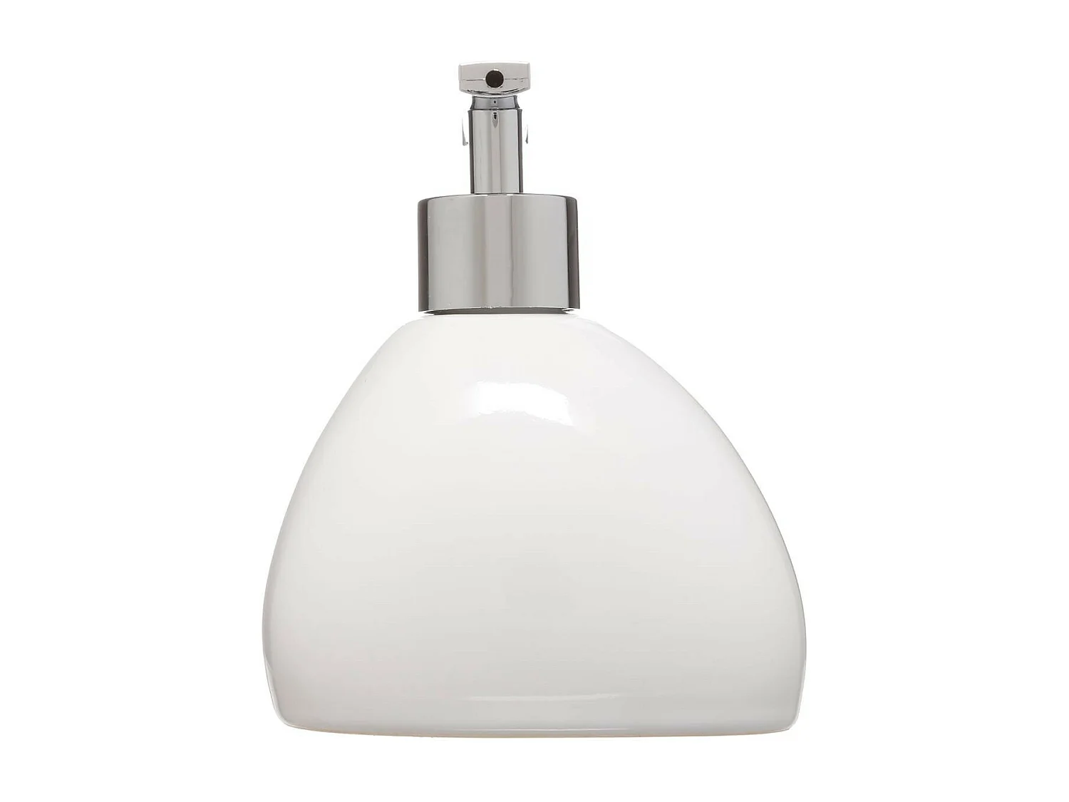 Distributeur de Savon "Galet" 14cm Blanc