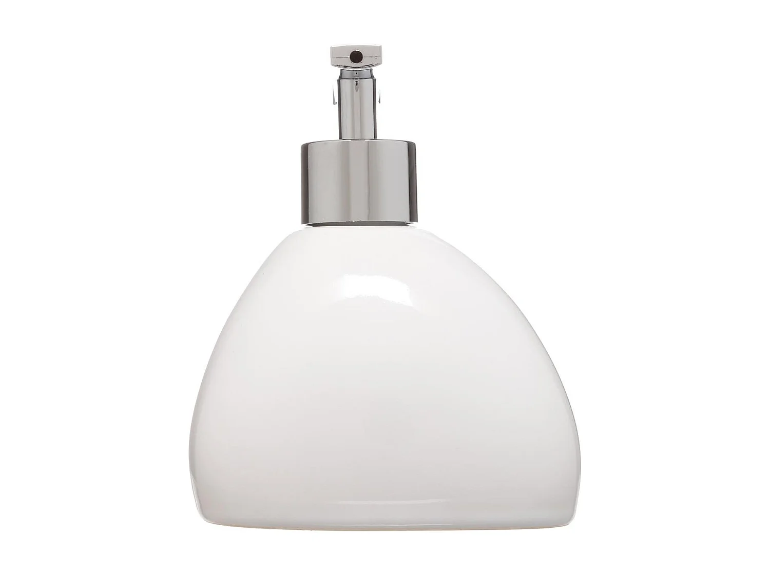 Distributeur de Savon "Galet" 14cm Blanc