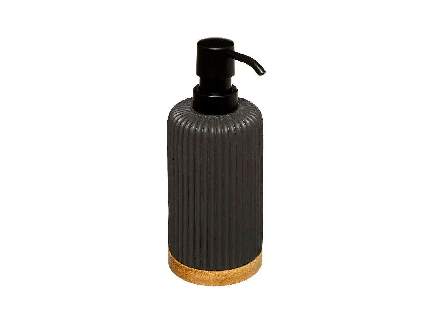 Distributeur de Savon "Natureo" 19cm Charbon