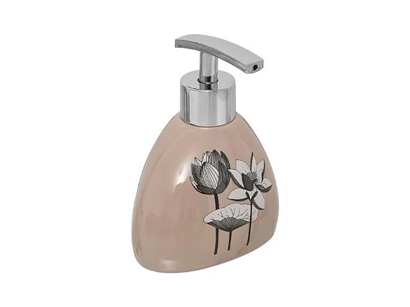 Distributeur de Savon "Relax" 13cm Taupe